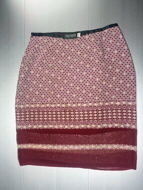 Vintage 90's Tracy Feith Collection Black Label Short Skirt Small